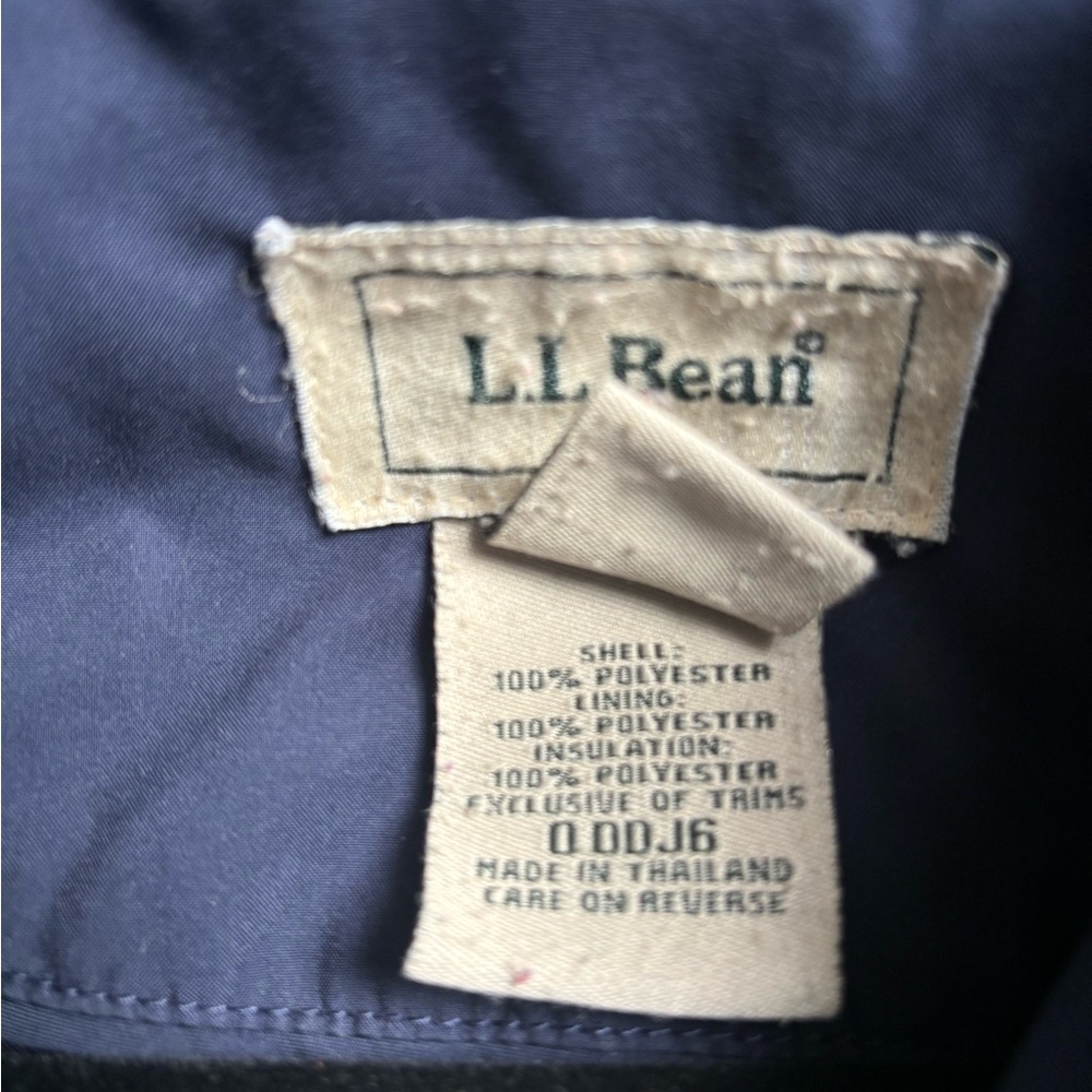 L.L. Bean Dark Blue Polyester ladies jacket - Picture 2 of 6
